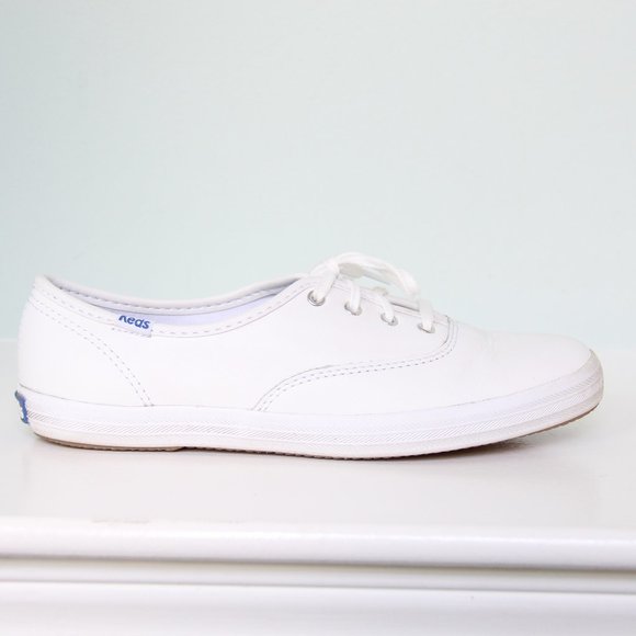 Keds Shoes - Keds White LEATHER Champion